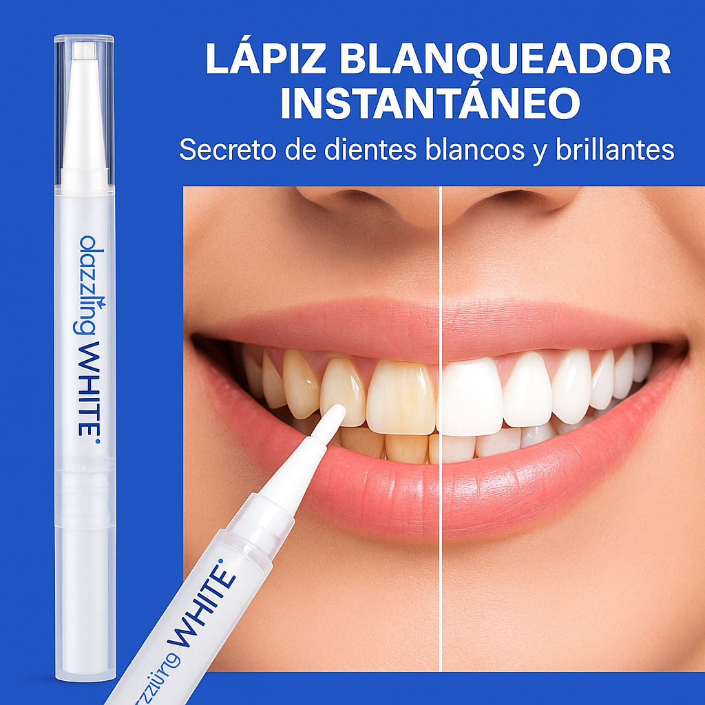 Nunca más sentiras verguenzas por sonreir - Dazzling White lapiz blanqueador dental 🦷