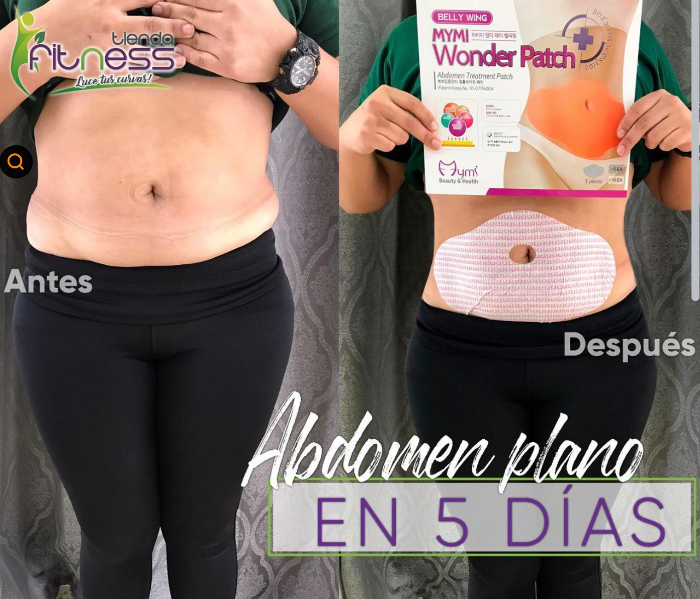 Parches Abdominales Liporeductoras